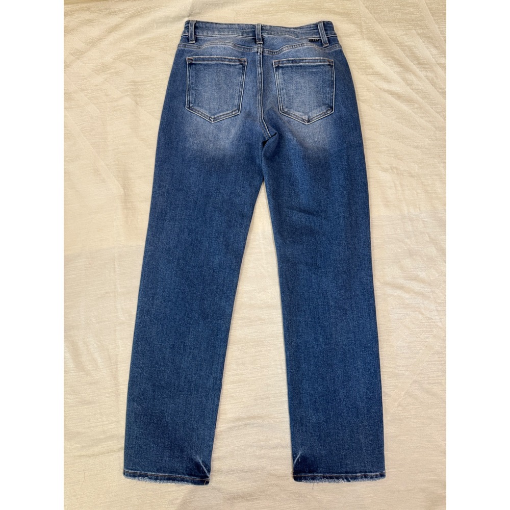 Risen Women's 5/27 Mid Rise Tapered Ankle Jeans - Picture 3 of 8